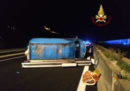 incidente Flaminia furgone dicembre 2021