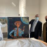 consegna opera MaMo all'ospedale di Perugia 2021