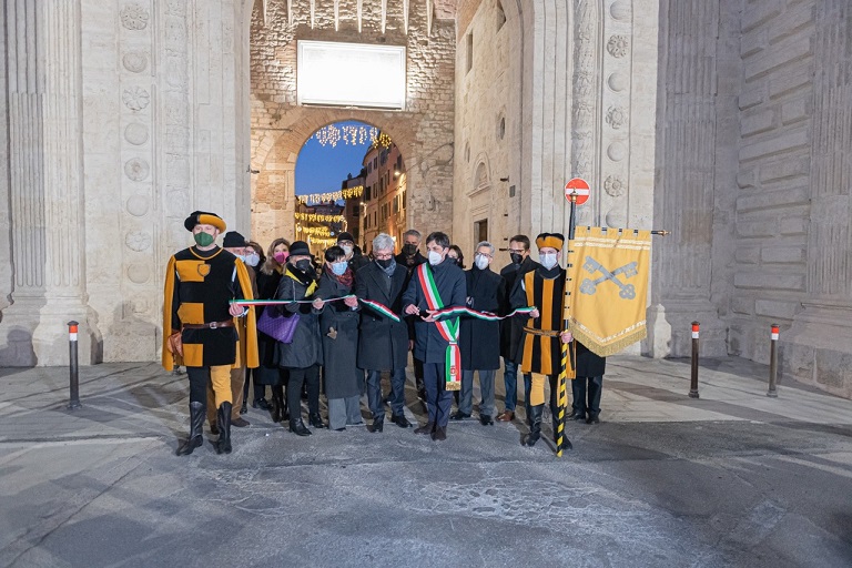 Arco di Duccio Perugia restaurato
