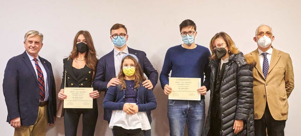 consegna premio Andrea Coccia 2021