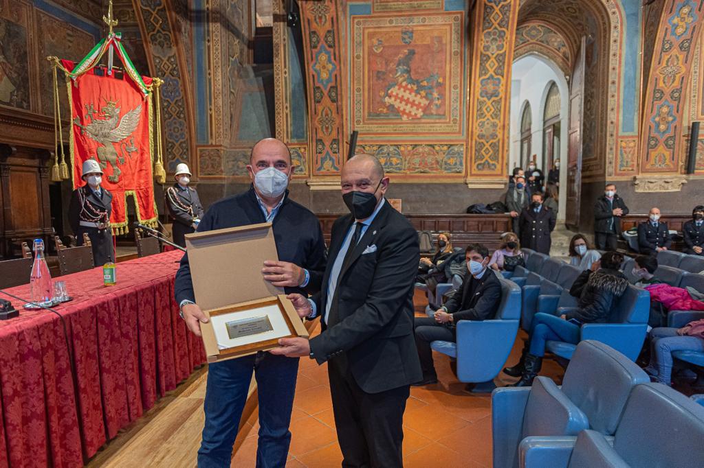 consegna riconoscimenti san sebastiano 2022