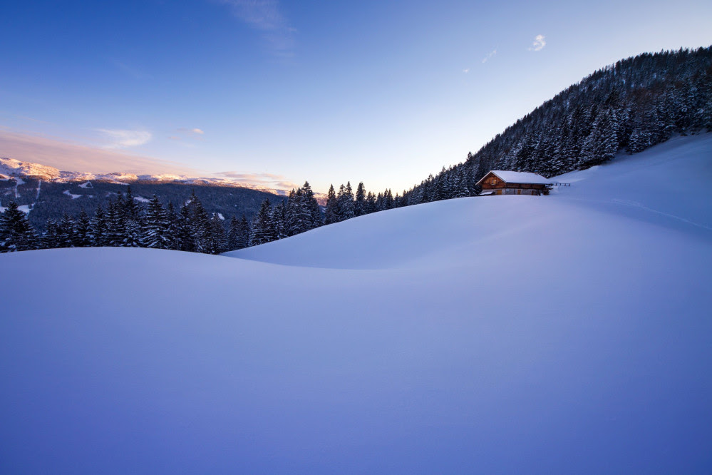Malga Dagnola bassa al tramonto
