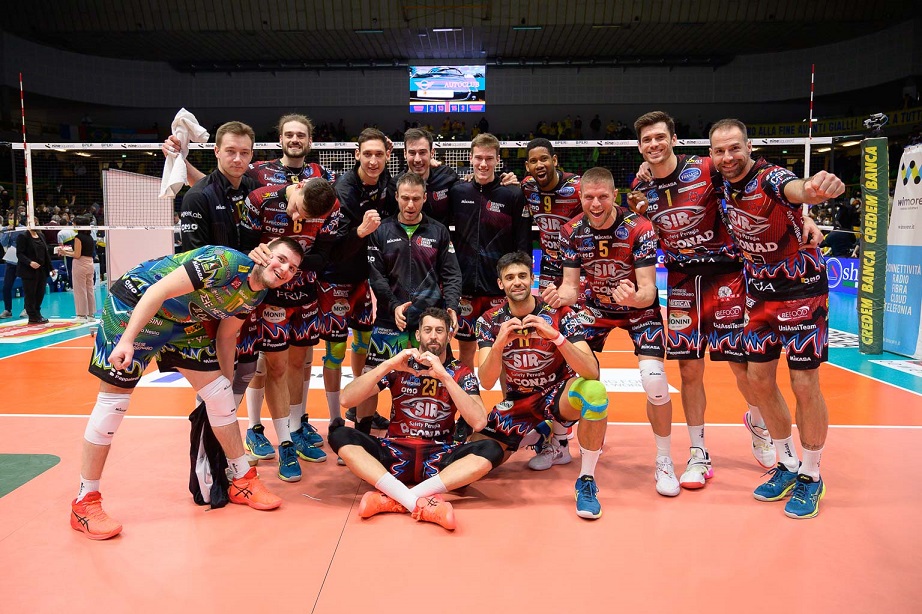 Sir Safety Conad Perugia espugna il PalaPanini