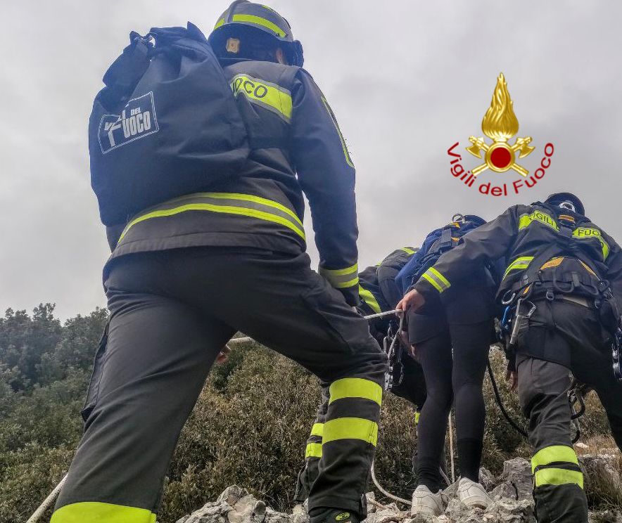 vigili del fuoco intervento a Pale
