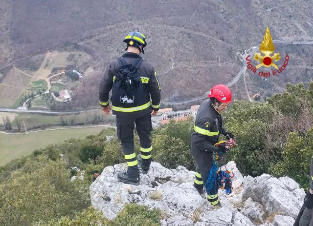 vigili del fuoco intervento a Pale