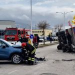 Auto conto furgone: incidente a Bastia Umbra