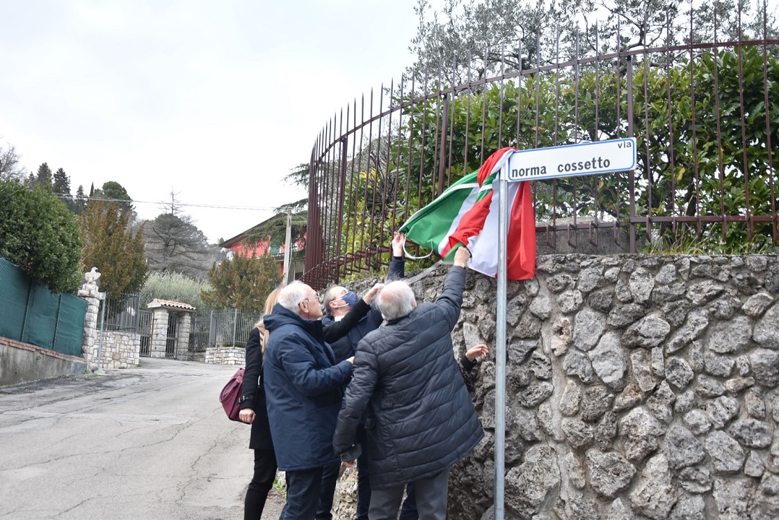 intitolazione via Norma Cossetto Perugia