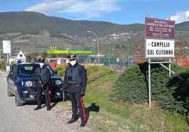 carabinieri a Campello sul Clitunno