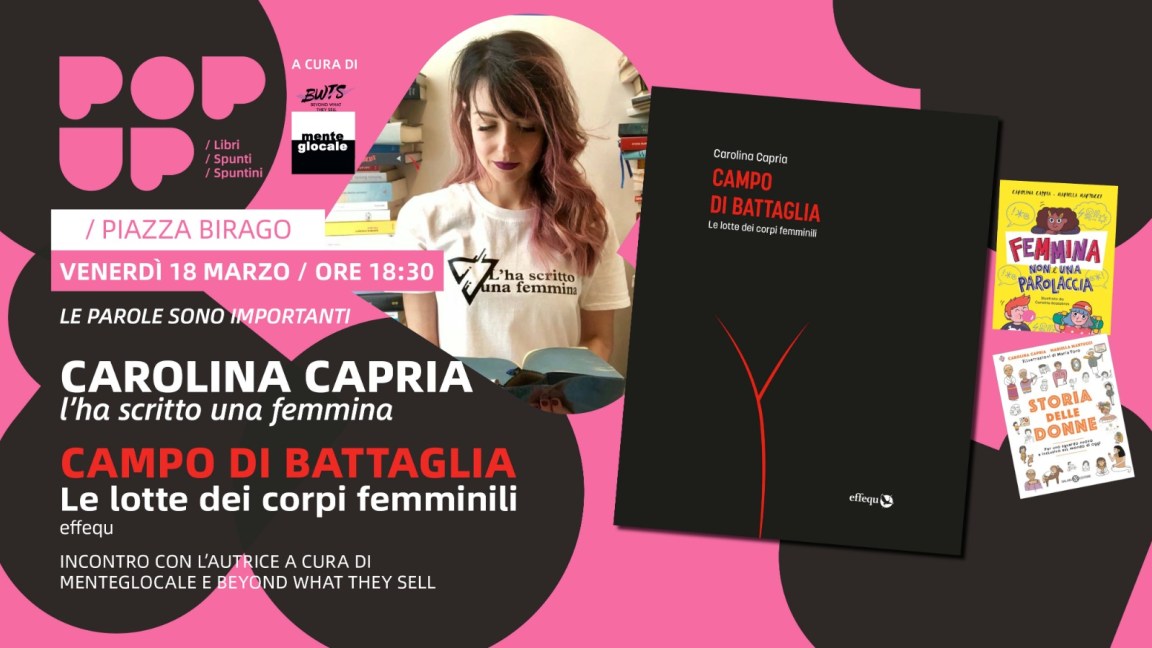 Carolina Capria POPUP 18 marzo