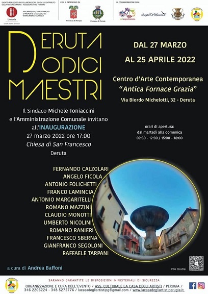 Deruta 12 maestri locandina