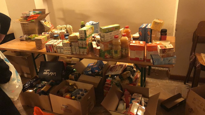 raccolta per Ucraina da Sant'Egidio