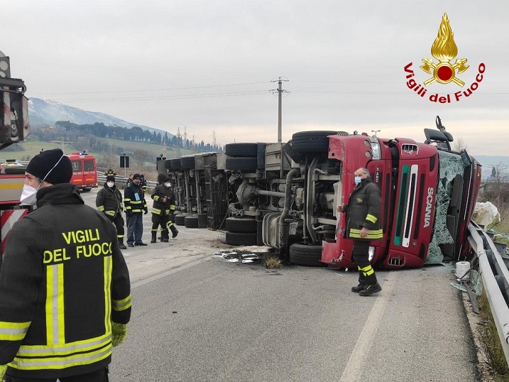 La strada è attualmente bloccata
