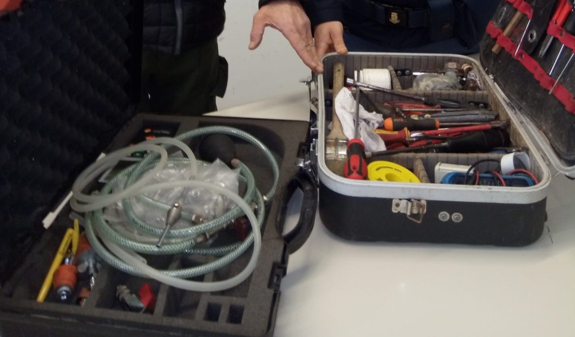 foto ritrovamento materiale rubato