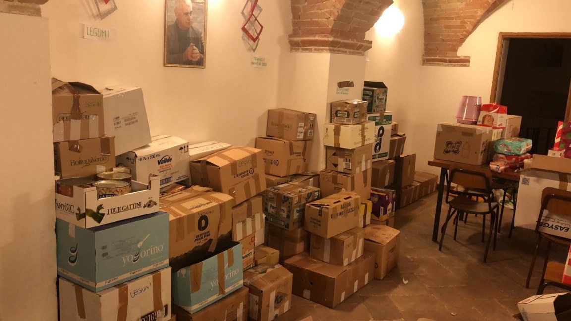 raccolta per Ucraina da Sant'Egidio