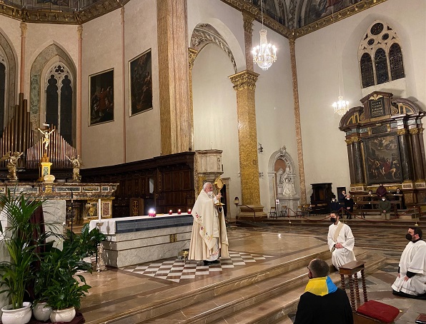 veglia preghiera x pace ucraina cattedrale pg