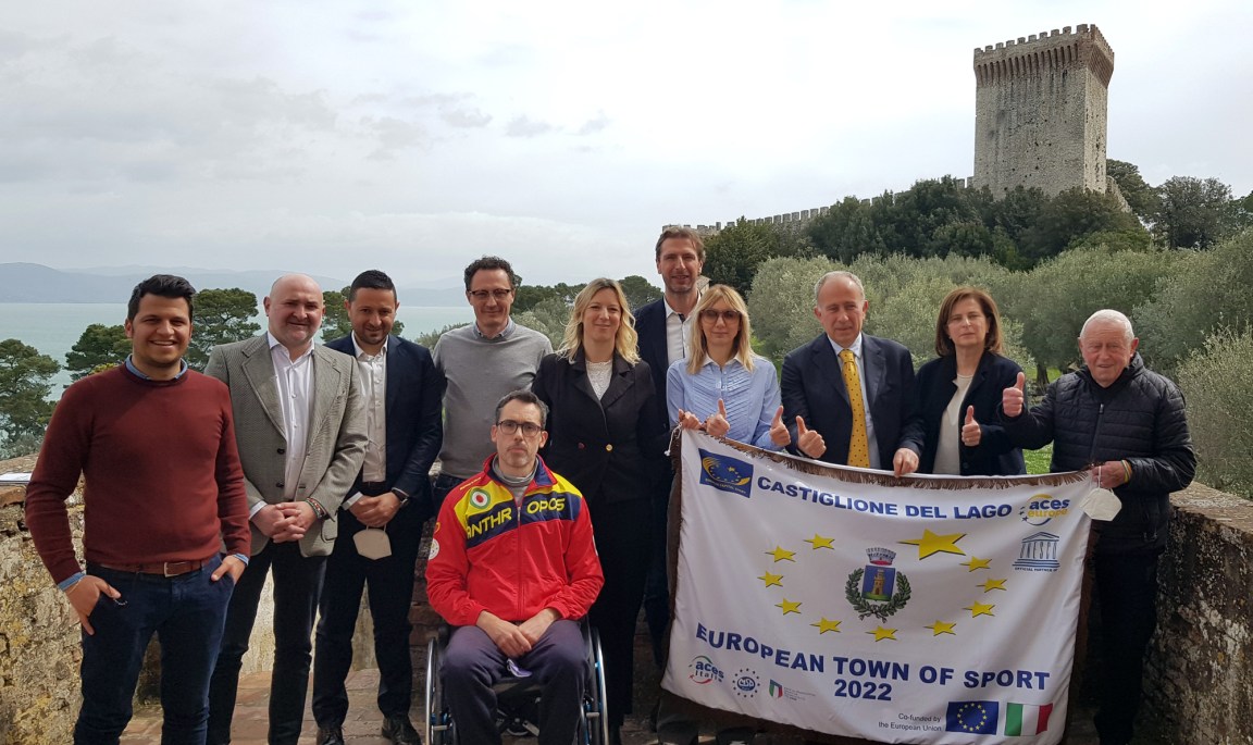 Castiglione del Lago "Comune Europeo dello Sport 2022"