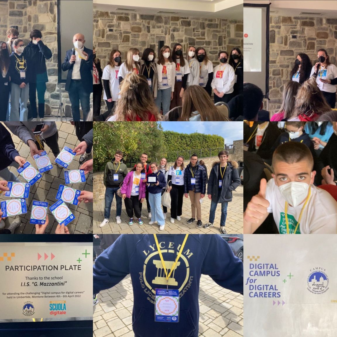 Otto studenti del Mazzatinti al "Digital campus for digital careers”