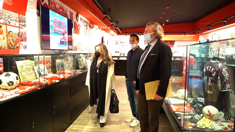 Firma convenzione Itts Volta e Perugia calcio