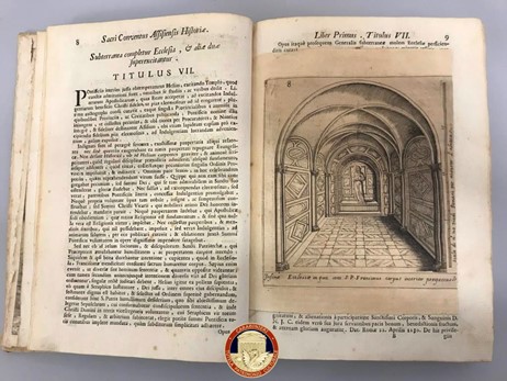 antico testo del 18esimo secolo