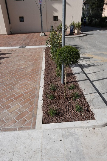 Nuova piazza Turati a Castel del Piano