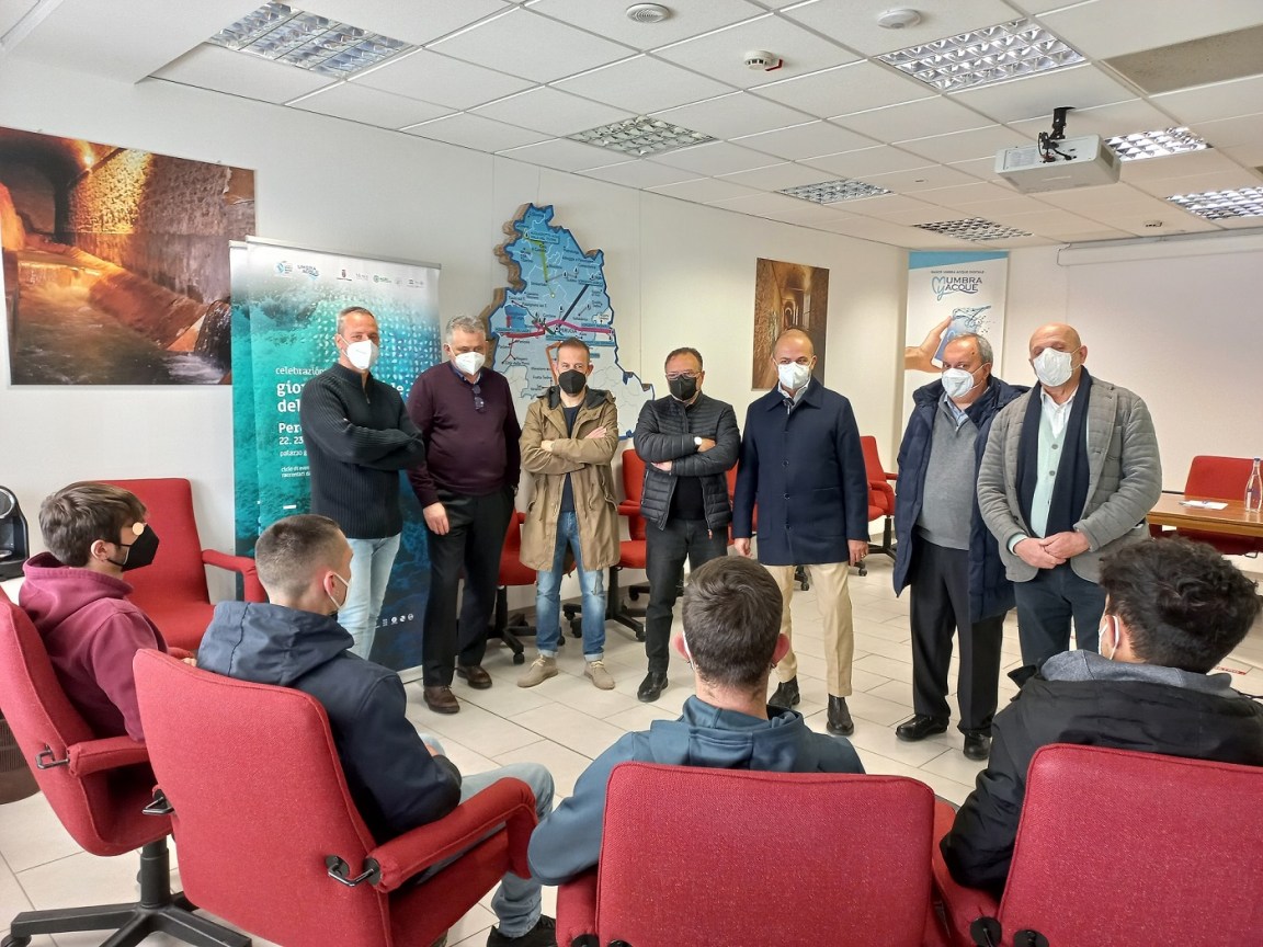 Un momento dell'incontro a Umbra Acque