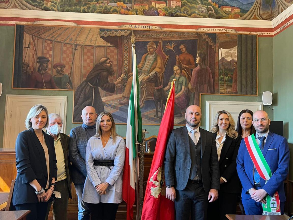 incontro tra il Comune di Magione e l'ambasciatrice del Montenegro