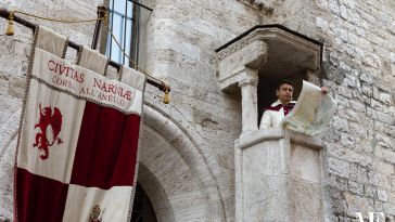 Lettura del bando corsa all'anello narni