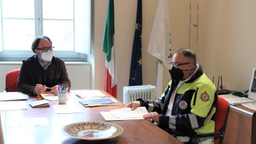 Il «grazie» del sindaco Carizia ai volontari della ProCiv