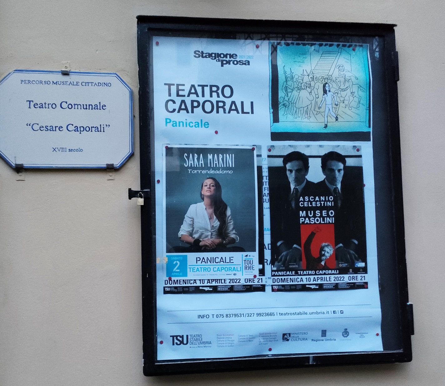 locandina concerto sara marini a panicale