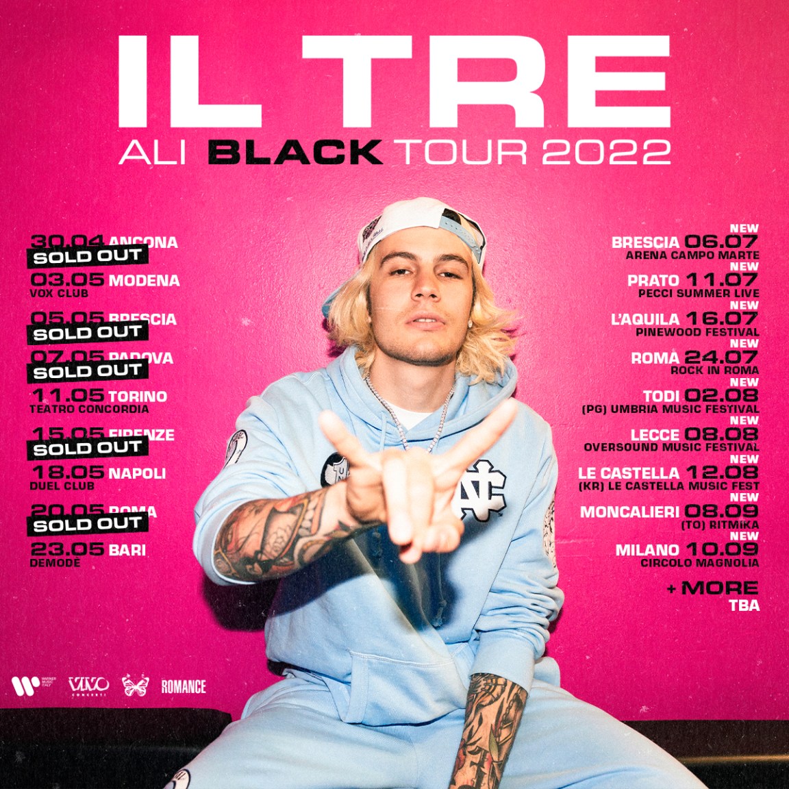 Il Tre locandina concerti 2022