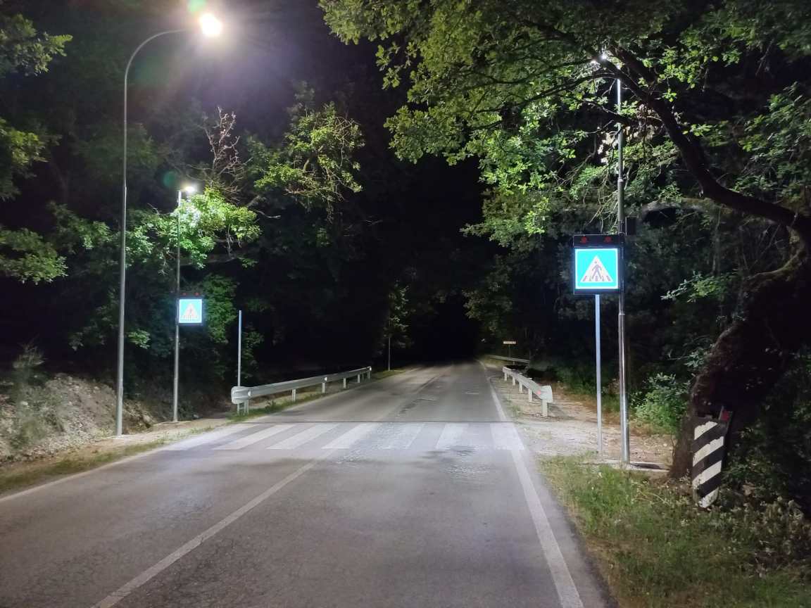 Strisce pedonali luminose Corciano