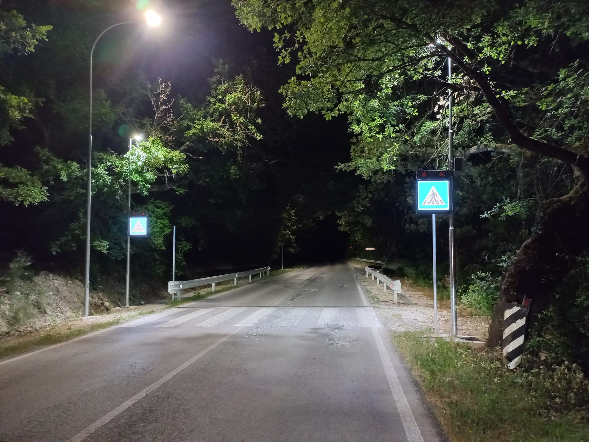 Strisce pedonali luminose Corciano