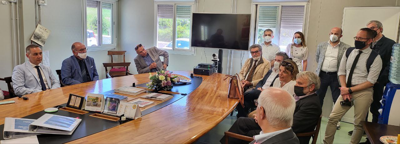 Avis nazionale in visita alla città di Norcia