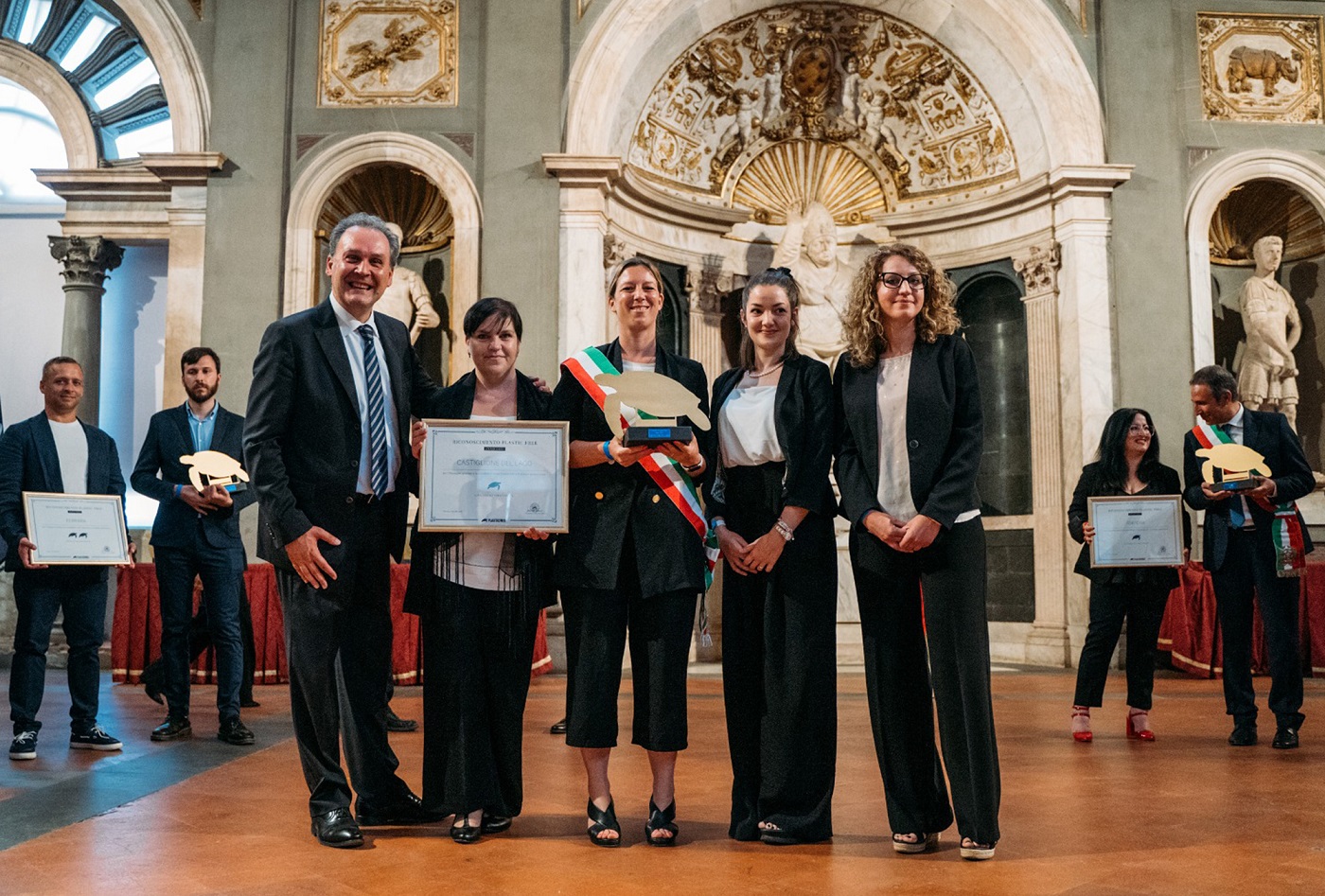 Plastic Free - Consegna riconoscimento Castiglione del Lago