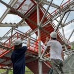 Stadio Curi di Perugia in pieno cantiere