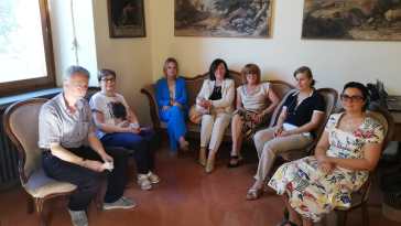 60 anni gemellaggio perugia bratislava_ visita biblioteca augusta