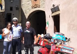 Peace on the road for Unicef a Montone