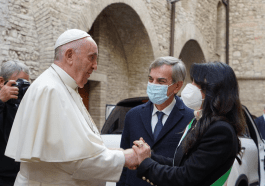Papa Francesco e Stefania Proietti