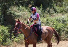 Costanza Laliscia in sella a Perseverancia Escondido