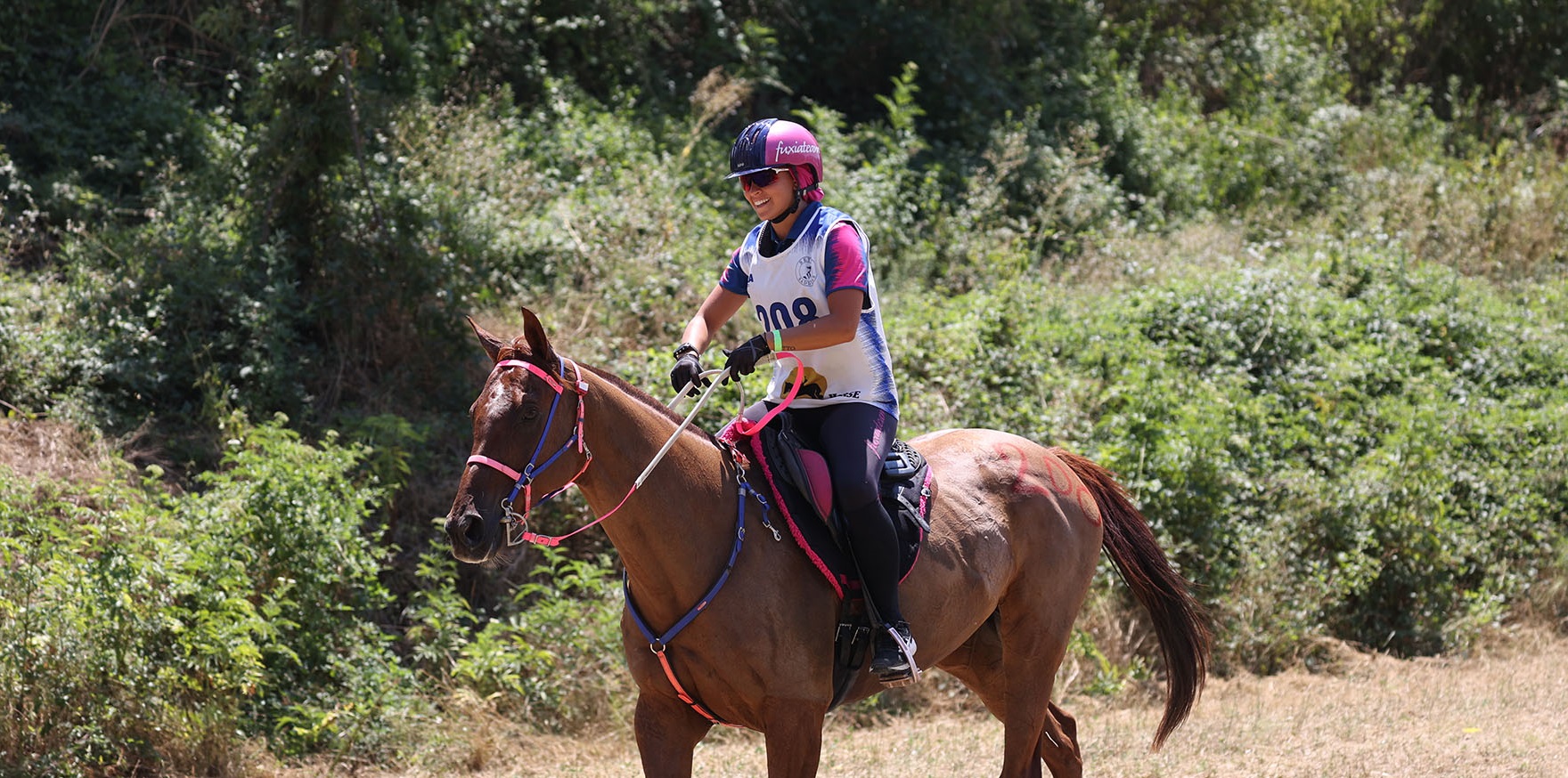 Costanza Laliscia in sella a Perseverancia Escondido