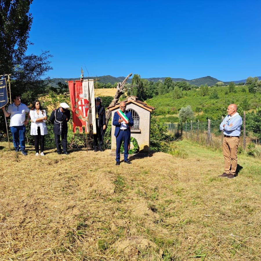 cerimonie in memoria delle vittime delle stragi di Pian di Brusci e Meltini 2022