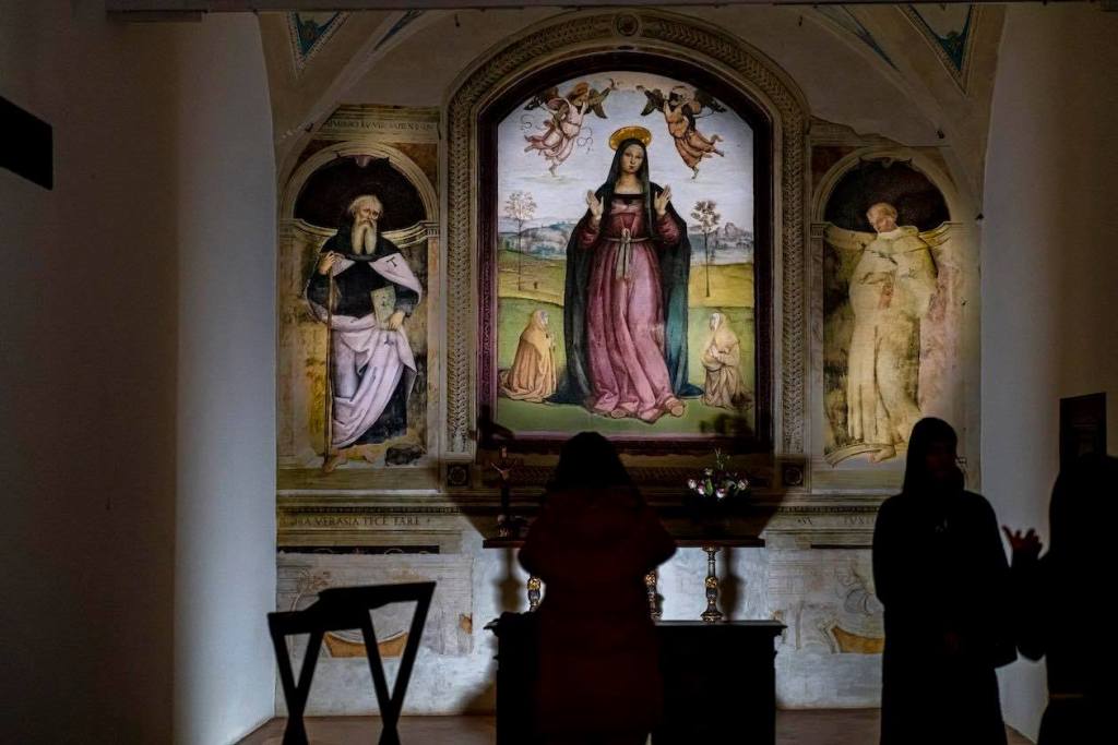 Madonna delle Grazie con santi Pietro Vannucci