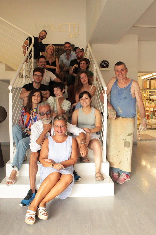 Finalisti Premio Rometti con lo staff Rometti_2