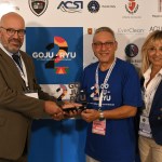premio al responsabile dell’ufficio stampa del mondiale Karate Goju Ryu