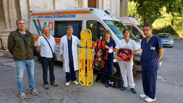 donazione dell'associazione Parenzi all'ospedale di Spoleto
