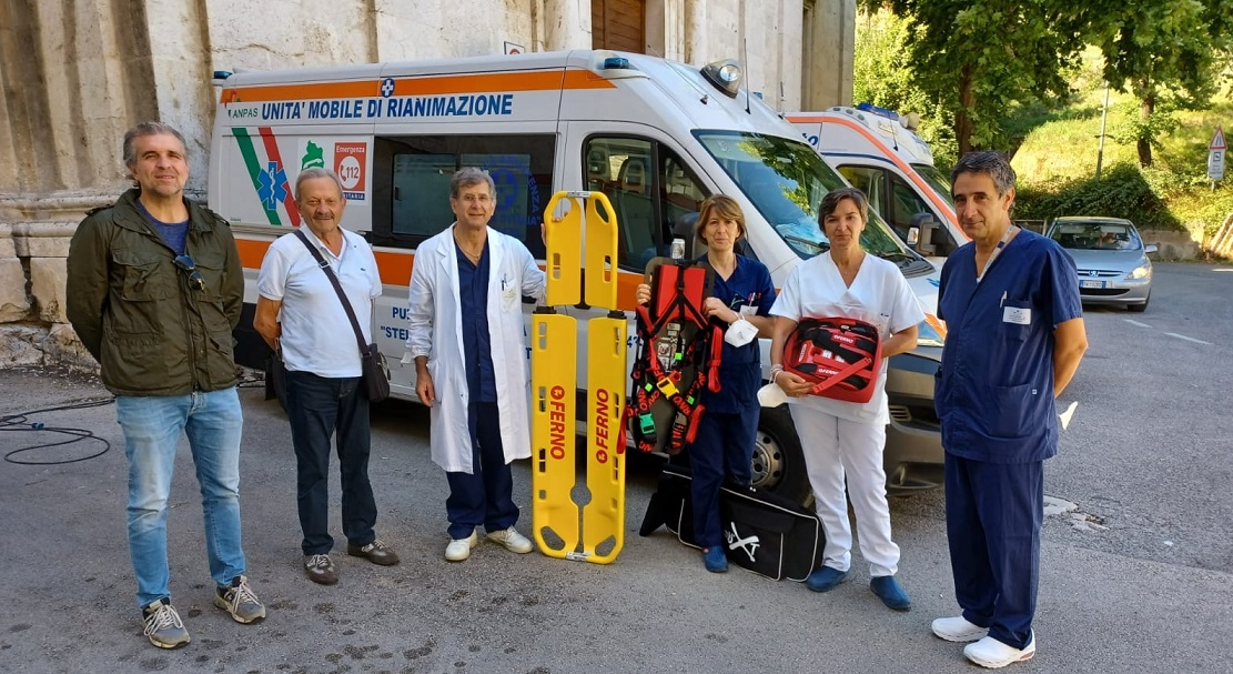 donazione dell'associazione Parenzi all'ospedale di Spoleto