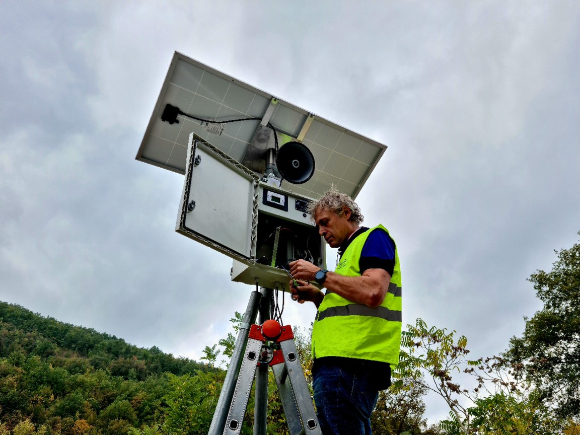 progetto Life_Montaggio telecamere2