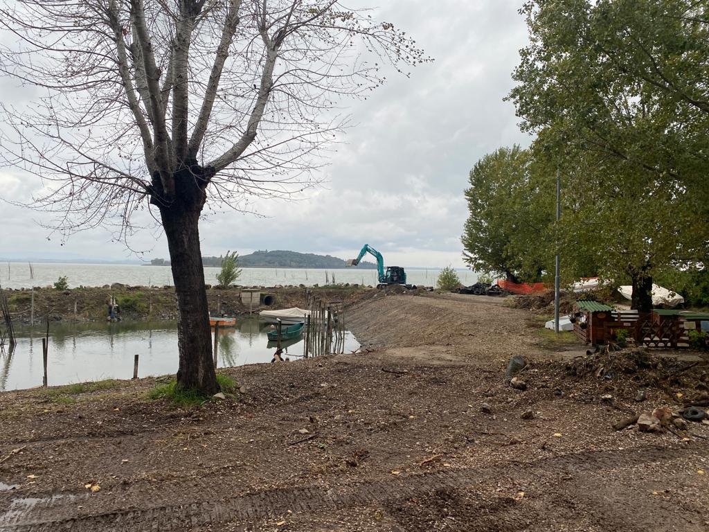 Darsena lavori San Feliciano