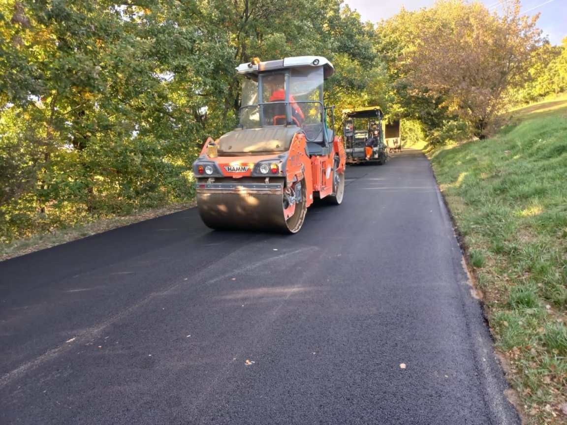 lavori di sistemazione della strada provinciale 201
