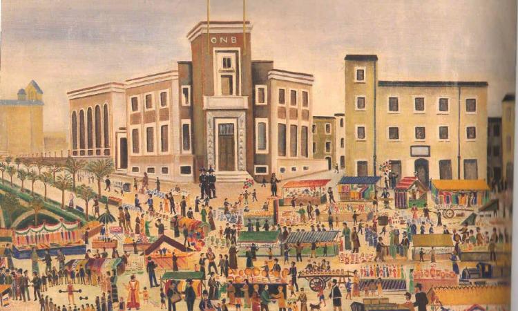 La fiera del del Cassero in un dipinto di Orneore Metelli